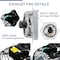 Ipower 10 Inch Shutter Exhaust Fan with Thermostatï¼Œ 2 Pack, 2PK HIFANXEXHAUST10THEMOTX2 - alternate 5